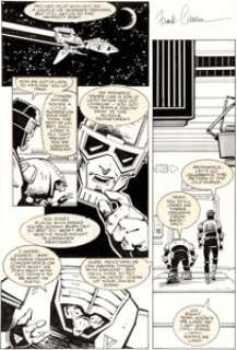Frank Cirocco and Whilce Portacio Alien Legion #6 Page 26 Original Art (Marvel/Eclipse, 1985). Ink over -