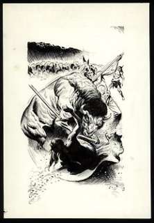 Bishop, Harry - Original art  - Native Americans hunting for Buffalo - [ca. 1975]