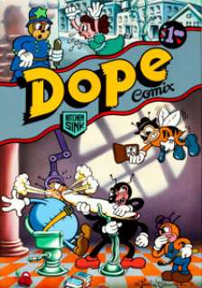 Leslie Cabarga Dope Comix #1 Cover Original Art (Kitchen Sink Press, 1978).... | Heritage