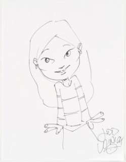 Judd Winick Barry Ween, Boy Genius Character Sketches Original Art Sketches Group of 3 (1999). Winick generated -