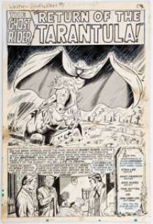 Dick Ayers and Tom Sutton Western Gunfighters #1 Splash Page Original Art (Marvel Comics, 1970).... | Heritage