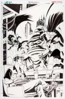 Rick Hoberg and Stefano Gaudiano Batman: Family #6 Cover Original Art (DC, 2003)....