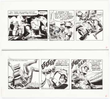 Russ Manning Star Wars Daily Comic Strip Original Art dated 6-29 and 6-30-79 (L. A. Times Syndicate, 1979). - | Heritage