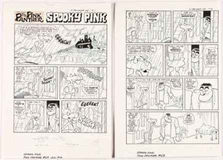 Warren Tufts The Pink Panther #68 Complete Book Original Art Group of 22 (Gold Key/Western, 1979).... (Total: 22 Original Art) | Heritage