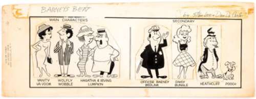 Dan DeCarlo Barney’s Beat Comic-Strip Pilot Original Art (c. 1950s).... | Heritage