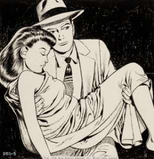 Edd Cartier Deep Blue Sea Plate 5 Original Art (King Features Syndicate, 1948).... | Heritage