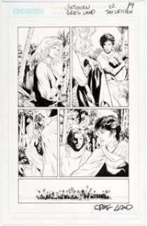 Greg Land and Jay Leisten Sojourn #22 Panel Pages Original Art Group of 5 (CrossGen, 2003).... (Total: 5 Original Art)