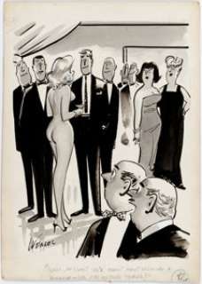 Bill Wenzel Gee-Whiz V3#27 March-1960 Single Panel Gag Illustration Original Art (Timely/Humorama, 1960).... | Heritage