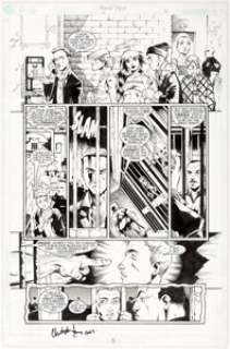 Justiniano and Chris Ivy Beast Boy #2 Story Page 5 Original Art (Marvel, 2000)....