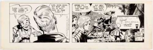 Dan Barry Flash Gordon Daily Comic Strip Original Art (King Features Syndicate, 1962).... | Heritage