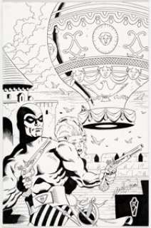 Ronn Sutton The Phantom: Generation #12 Pin-Up Original Art (Moonstone, 2010). ...