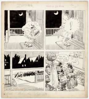 Gaar Williams Zipper Daily Comic Strip Original Art (Chicago Tribune, 1932)....