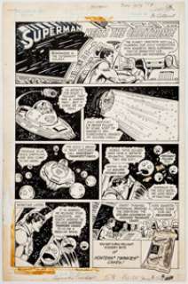 Curt Swan and Tex Blaisdell Hostess Twinkies Ad Complete 1-Page Story "Superman Meets the Orbitrons!" Original Art... | Heritage