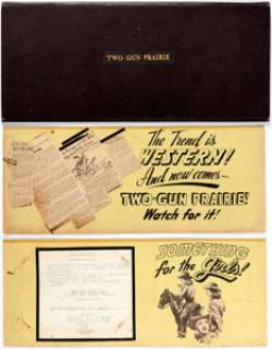 Robert Webb (attributed) Two Gun Prairie Pitch Piece Presentation Comic Strip Original Art Group of 28 (1950).... (Total: 28 Items) | Heritage