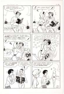 Dan DeCarlo and Rudy Lapick Laugh Comics #147 Story Page 6 Original Art (Archie, 1963).... | Heritage