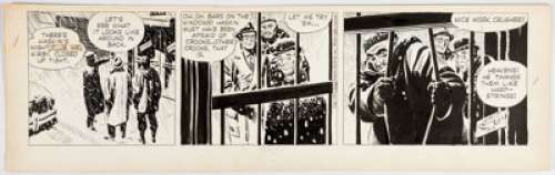Alex Raymond Rip Kirby Daily Comic Strip Original Art dated 3-5-54 (King Features Syndicate, 1954).... | Heritage