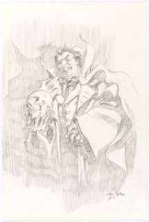 Gene Colan and Dave Gutierrez Back Issue Magazine #6 Dracula Cover Illustration Original Art and Print Group of 3 ... (Total: 3 Items) | Heritage