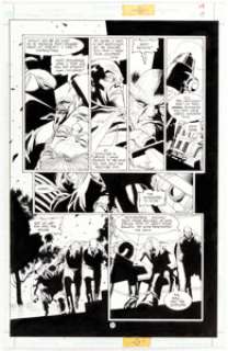 Joe Quesada and Kevin Nowlan Batman: Sword of Azrael #3 Story Page 13 Original Art (DC, 1992).... | Heritage