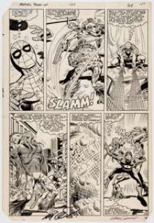 Kerry Gammill and Mike Esposito Marvel Team-Up #122 Story Page 18 Spider-Man and Man-Thing (Marvel, 1982).... | Heritage