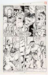 Jeff Purves and Marie Severin The Incredible Hulk #361 Story Page #18 Original Art (Marvel Comics, 1989).... | Heritage