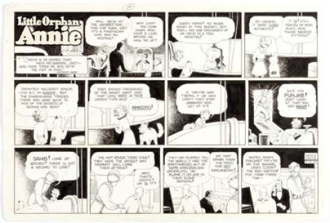 Harold Gray Little Orphan Annie Sunday Comic Strip Original Art dated 3-15-64 (News Syndicate Co., Inc., 1964). ... | Heritage