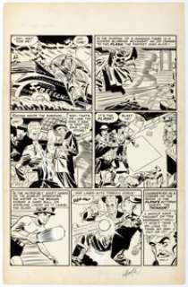  - Carmine Infantino Flash Comics Unpublished Story Page 3 Original Art (DC Comics, 1949)....