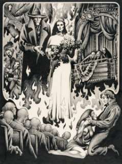 Stephen Fabian - Ghouls in Theatre Illustration Original Art (c. 1960s).... | Heritage