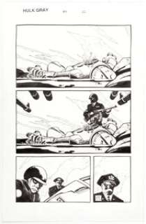 Tim Sale Hulk: Gray #4 Story Page 22 Original Art (Marvel, 2004).... | Heritage