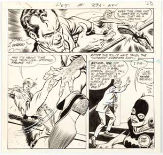 Gil Kane and Murphy Anderson Detective Comics #393 Page 28 Original Art Batgirl (DC Comics, 1969).... | Heritage
