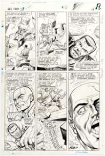 Dick Ayers Sgt. Fury and His Howling Commandos #29 Story Page 15 Original Art (Marvel, 1966).... | Heritage