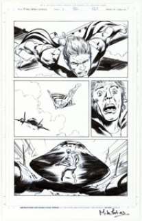  - Trevor Hairsine and Mike Perkins X-Men: Deadly Genesis #2 Story Page 20 Original Art (Marvel, 2006)....