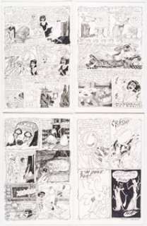 - Dame Darcy Meat Cake #10 Panel Pages Original Art Group of 10 (Fantagraphics, 2002).... (Total: 10 Original Art)