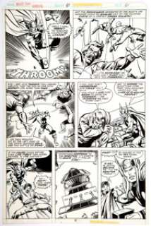 Sal Buscema and Klaus Janson Thor Annual #6 Story Page 6 Original Art (Marvel, 1977).... | Heritage