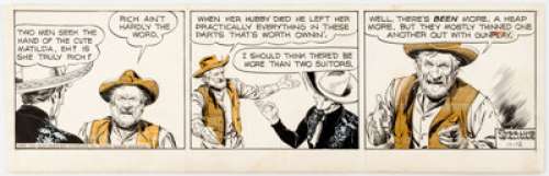 Jose Luis Salinas Cisco Kid Daily Comic Strip Original Art dated 11-12-52 (King Features Syndicate, 1952).... | Heritage