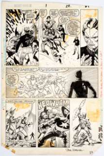 Al Milgrom and Steve Leialoha Secret Wars II #1 Story Page 23 Original Art (Marvel, 1985).... | Heritage