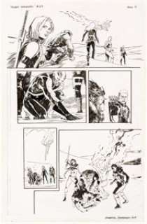 Gabriel Hardman Secret Avengers #23 Story Page 15 Original Art (Marvel, 2012)....
