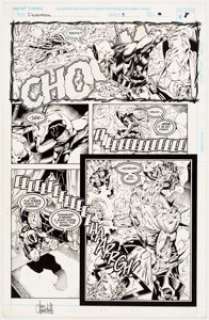 Ian Churchill and Bud LaRosa Deadpool #4 Story Page 7 Original Art (Marvel, 1994).... | Heritage