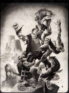 Simon Bisley 2018 Sketchbook Illustration Original Art (Berserker Comics, 2018).... | Heritage