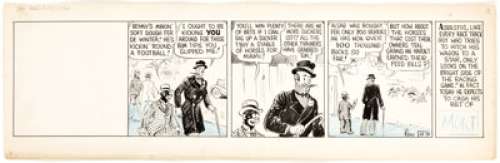 Ken Kling Joe and Asbestos Daily Comic Strip Original Art dated 10-31 (Bell Syndicate, c. 1940s)....