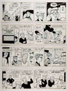 Merrill Blosser Freckles and His Friends Daily Comic Strip Original Art Group of 4 (NEA, 1963). One of your -