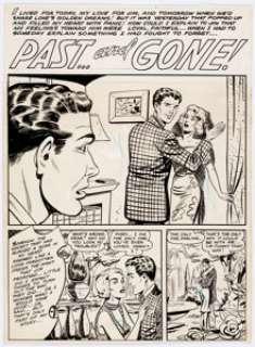 Romance Comic Artist - Complete 7-Page Story "Past... and Gone!" Original Art (c. 1950-60s). This story - | Heritage