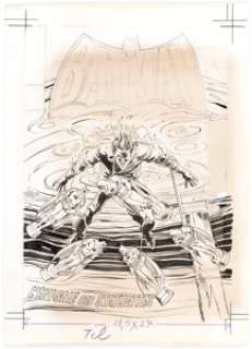 European Comic Artist - Batman Geant [Giant Batman] #4 Cover Original Art (Sage/Sagedition, 1973). An unknown - | Heritage