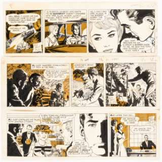 Ken Bald Judd Saxon Daily Original Art Group of 3 (King Features Syndicate, 1959).  This innovative strip debuted - | Heritage