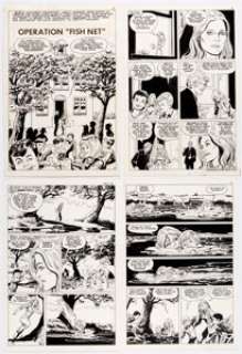 Jack Sparling Bionic Woman #5 Near-Complete Story Original Art Group of 22 (Charlton, 1978). Although Jaime - | Heritage