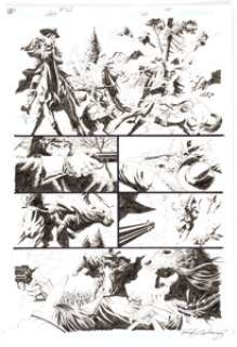 Paul Gulacy Jonah Hex #12 Story Page 15 Original Art (Marvel, 2006). Each panel is frontier perfect, with scenes - | Heritage