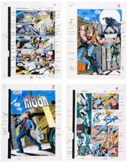Mark Chiarello | Marc Spector: Moon Knight #1 Complete Story Color Guides Group of 22 (Marvel, 1989).... (Total: 22 Items) | Heritage
