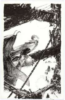 Michael Kaluta | Eternal Thirst of Dracula Volume 2 #1 Cover Original Art Cover (American Mythology, 2019). | Heritage