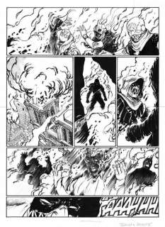 CARETTE Julien - Planche originale 49 de LE BOURREAU Tome 3 La Fête des Fous, par Julien CARETTE