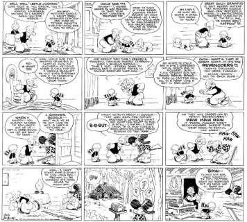 129: Billy DeBeck Barney Google Sun 11/21/37 | Russ Cochran