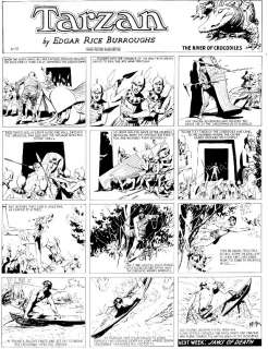 203: Hal Foster Tarzan Sunday 6/10/34 | Russ Cochran